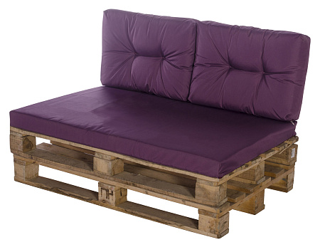 комплект для паллетной мебели лиловый удачная мебель - даметекс