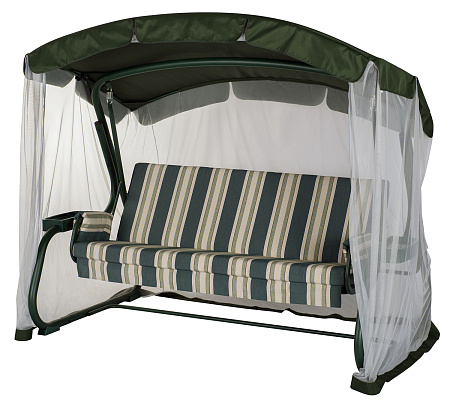 садовые качели «милан» a51g.305 зеленый удачная мебель - даметекс