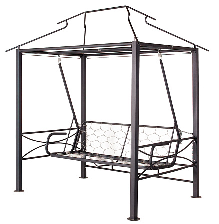 беседка-качели «алания» a62а.612 антрацит удачная мебель - даметекс