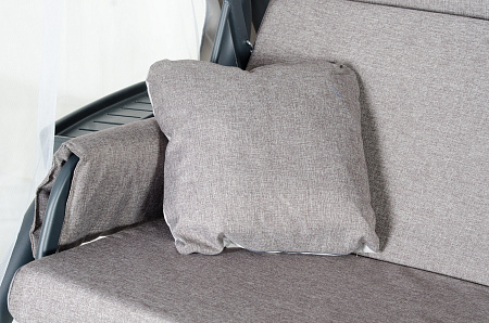 садовые качели «империя» a43а.626 антрацит удачная мебель - даметекс