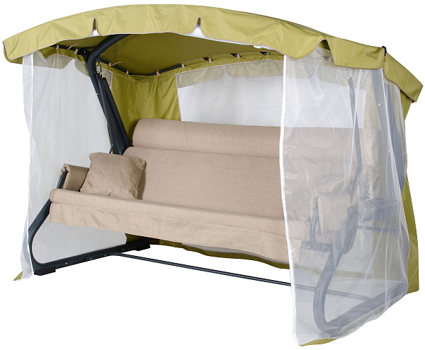 садовые качели «империя» a43а.625 антрацит удачная мебель - даметекс