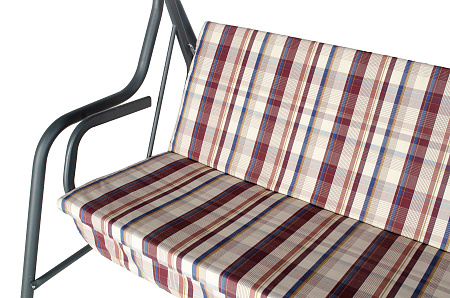 садовые качели «карибы» a46a.336 антрацит удачная мебель - даметекс