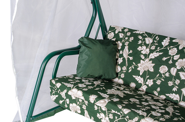 садовые качели «панама» a46g.536 зеленый удачная мебель - даметекс