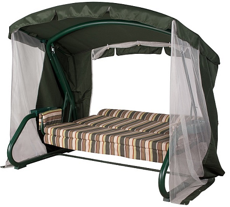 садовые качели «марсель премиум» a28g.002 зеленый удачная мебель - даметекс