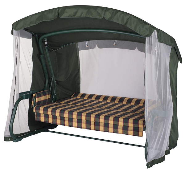 садовые качели «мерида премиум» a56g.334 зеленый удачная мебель - даметекс