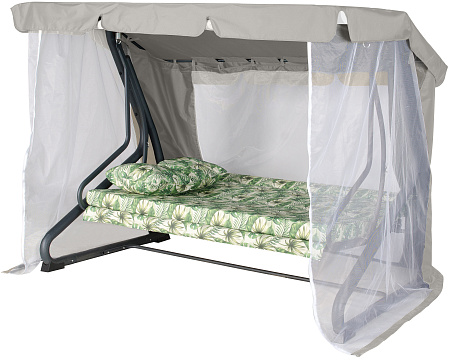 садовые качели «санрайс» a44а.611 антрацит удачная мебель - даметекс