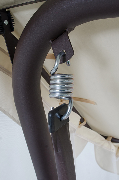 Тент на садовые качели A44 АМС 221*140 см бежевый Удачная мебель - Дачная мебель