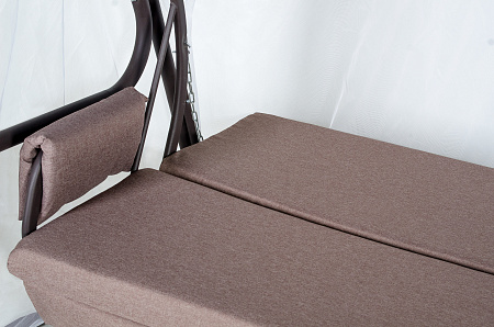 садовые качели «тропикана» а45с.613 коричневый удачная мебель - даметекс