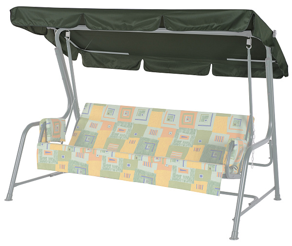 Тент на садовые качели A46/А48 без АМС 203*120 см зеленый Удачная мебель - Дачная мебель