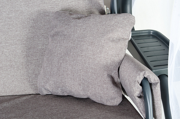 садовые качели «империя» a43а.626 антрацит удачная мебель - даметекс