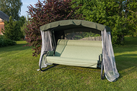 Тент на садовые качели A15/A28/A29/A56 АМС 221*122 см зеленый Удачная мебель - Дачная мебель