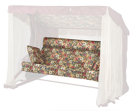 Текстильный комплект с подголовником для садовых качелей 180*53*58 см С180.324 Удачная мебель - Даметекс