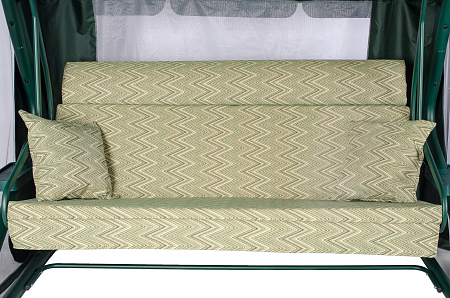 садовые качели «валенсия» a44g.211 зеленый удачная мебель - даметекс