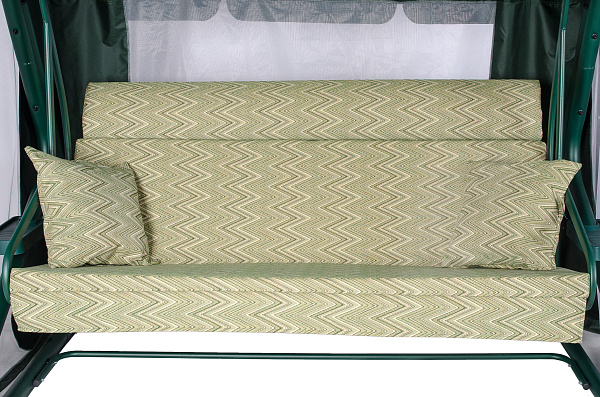 садовые качели «валенсия» a44g.211 зеленый удачная мебель - даметекс