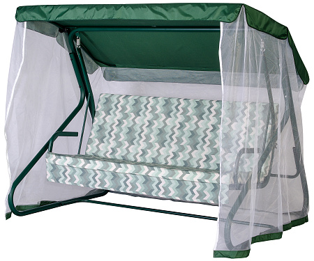 качели садовые «рио» a48g.511 зеленый удачная мебель - даметекс