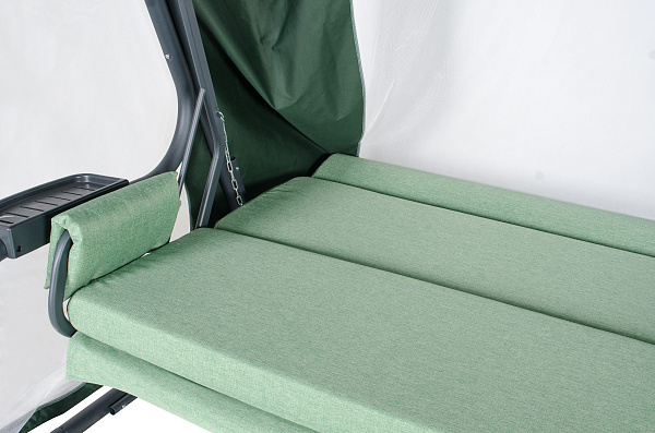 садовые качели «мерида премиум» a56a.631 антрацит удачная мебель - даметекс