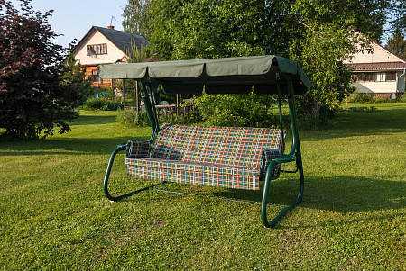 Тент на садовые качели A52 без АМС 208*122 см зеленый Удачная мебель - Дачная мебель
