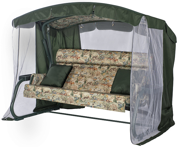 садовые качели «риека» a60g.325 зеленый удачная мебель - даметекс