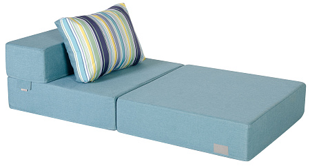 Кресло-кровать трансформер бескаркасное &quot;Валентина&quot; 80х80х60 см бирюзовый