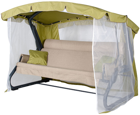 садовые качели «империя» a43а.625 антрацит удачная мебель - даметекс