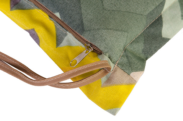 подушка для садовой скамьи «рио» 40х42 желто-зелёный удачная мебель - даметекс