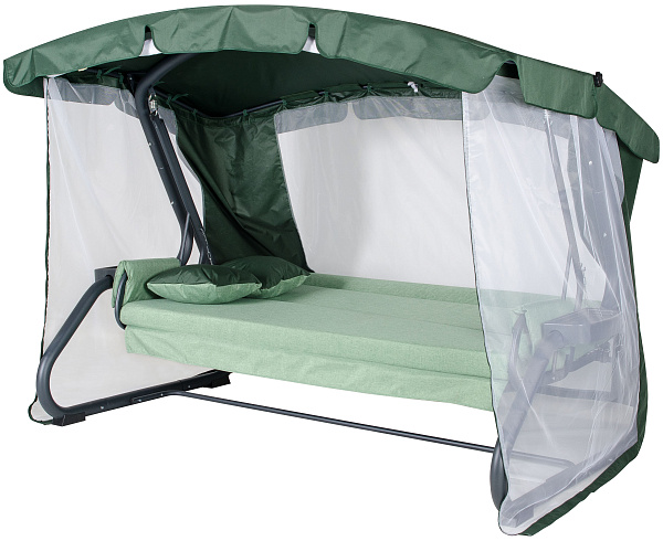 садовые качели «империя» a43a.631 антрацит удачная мебель - даметекс