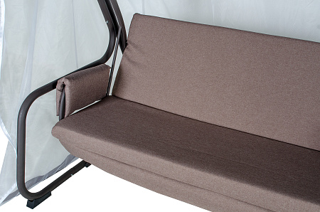 садовые качели «тропикана» а45с.613 коричневый удачная мебель - даметекс