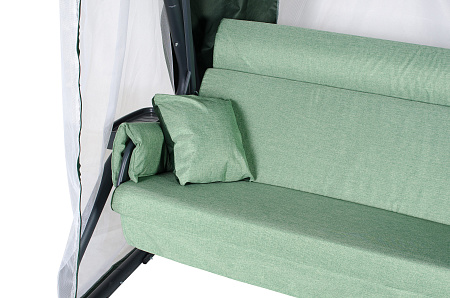 садовые качели «империя» a43a.631 антрацит удачная мебель - даметекс