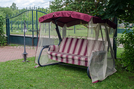 садовые качели «милан» a51а.304 антрацит удачная мебель - даметекс