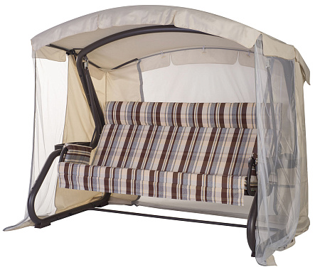 садовые качели «толедо» a28c.345 коричневый удачная мебель - даметекс