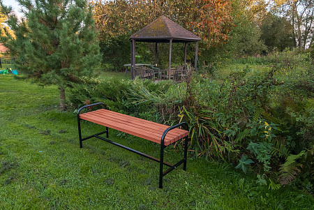 скамья садовая без спинки флора