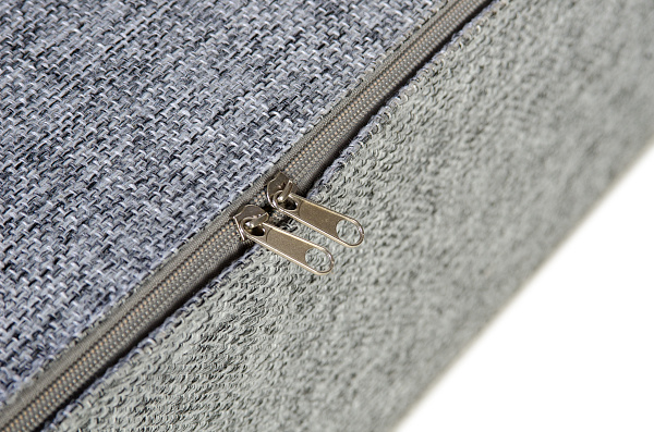 Кресло-кровать трансформер бескаркасное &amp;quot;Валентина&amp;quot; 75х100х65 см с валиком серый