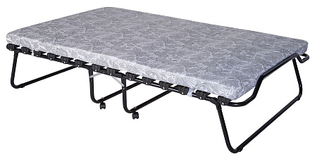 Раскладушка Двуспальная «Симона Премиум» с металлическими колесами 190х120 Даметекс - Удачная мебель