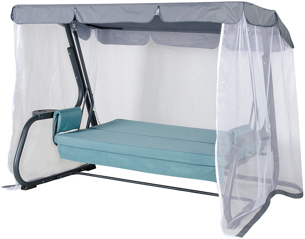 качели садовые «галисия» a52a.630 антрацит  удачная мебель - даметекс