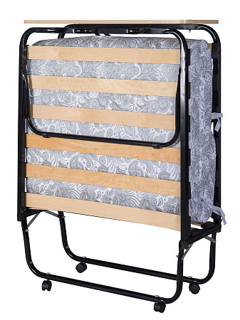 Раскладушка «Элеонора Премиум Дуб» с металлическими колесами 202х90 Даметекс - Удачная мебель