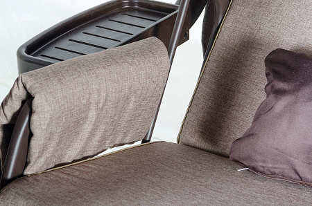 садовые качели «брауни» a43c.614 коричневый удачная мебель - даметекс