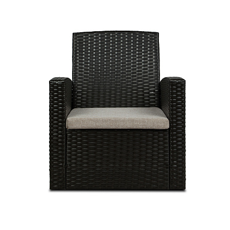 набор садовой мебели «кипр» коричневый удачная мебель