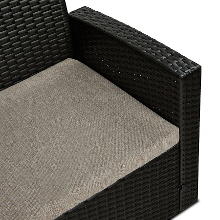 набор садовой мебели «кипр» коричневый удачная мебель