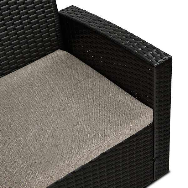 набор садовой мебели «кипр» коричневый удачная мебель