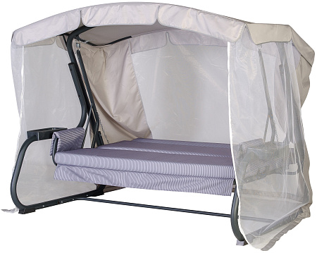 садовые качели «винтаж премиум» a29a.622 антрацит удачная мебель - даметекс