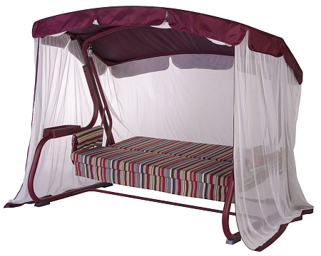 качели садовые «майорка» a51r.003 бордовый удачная мебель - даметекс