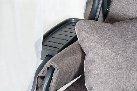 Набор чехлов на матрас с подголовником, подлокотники и подушки для садовых качелей 200*53*53 см N200.626 Удачная мебель - Дачная мебель