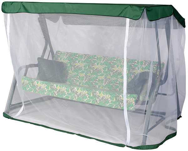 садовые качели «панама» a46g.510 зеленый удачная мебель - даметекс