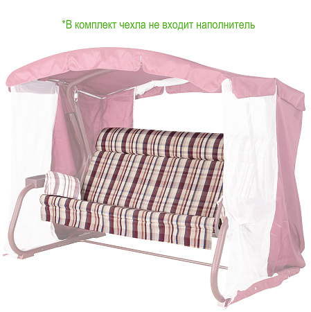 Чехол на матрас с подголовником для садовых качелей 180*53*58 см N180.336 Удачная мебель - Даметекс