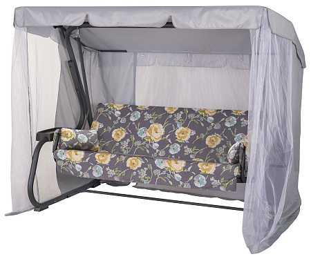 качели садовые «корсика» a54a.528 антрацит удачная мебель - даметекс