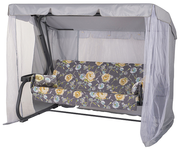 качели садовые «корсика» a54a.528 антрацит удачная мебель - даметекс