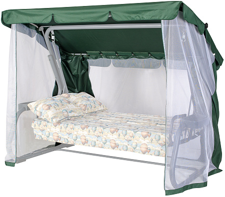 Тент на садовые качели A54 АМС 221*122 см зеленый Удачная мебель - Дачная мебель