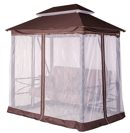 беседка садовая «севилья» a62bl.613 коричневый удачная мебель - даметекс