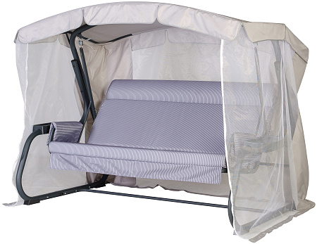 садовые качели «винтаж премиум» a29a.622 антрацит удачная мебель - даметекс