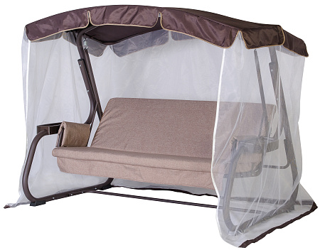 садовые качели «винтаж» a51c.614 коричневый удачная мебель - даметекс